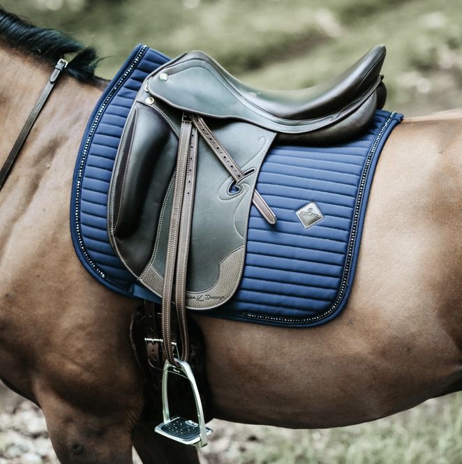 Hovedbilde Kentucky Saddle Pad Pearls DR Navy