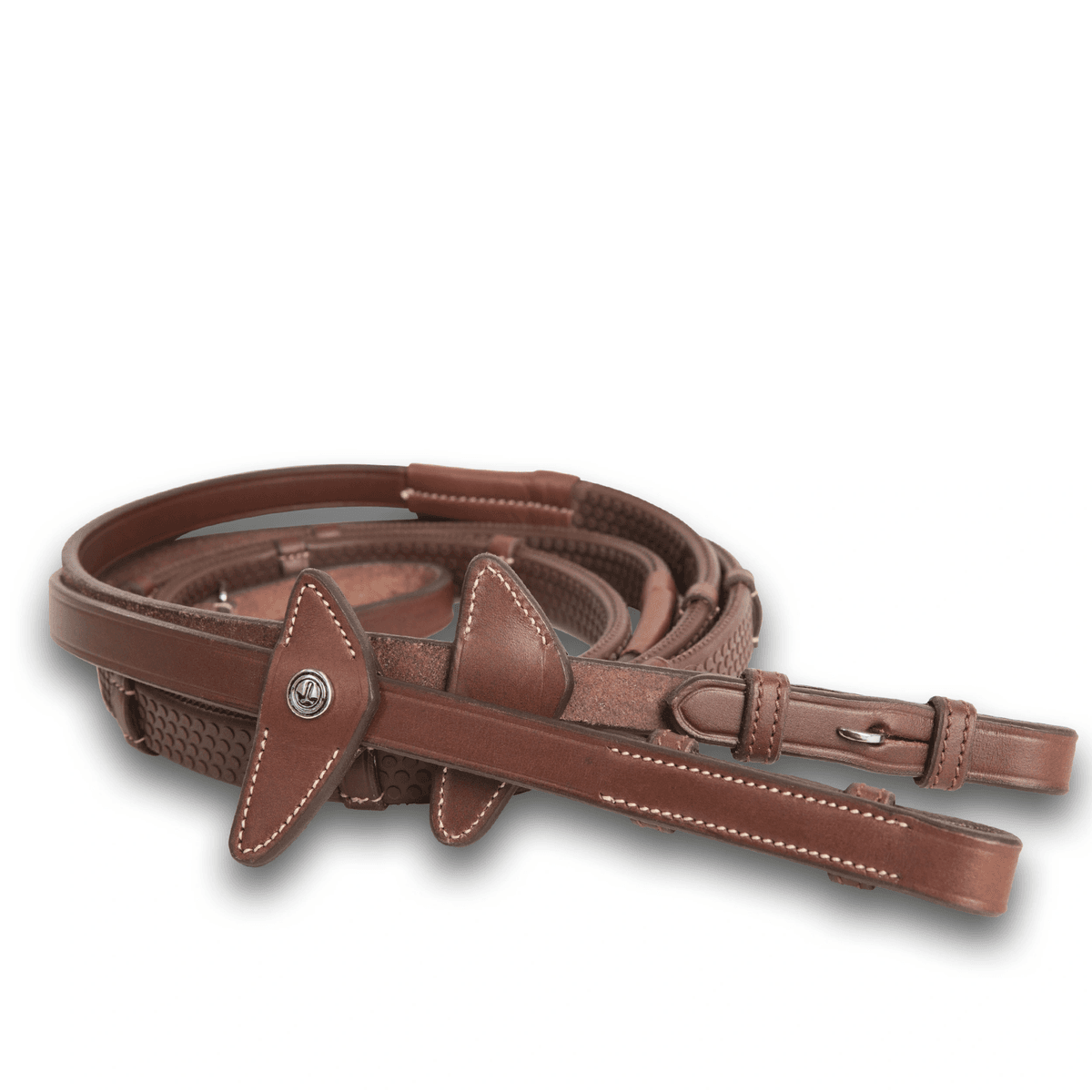 Lippo Eccelente Rubber Reins Cognac