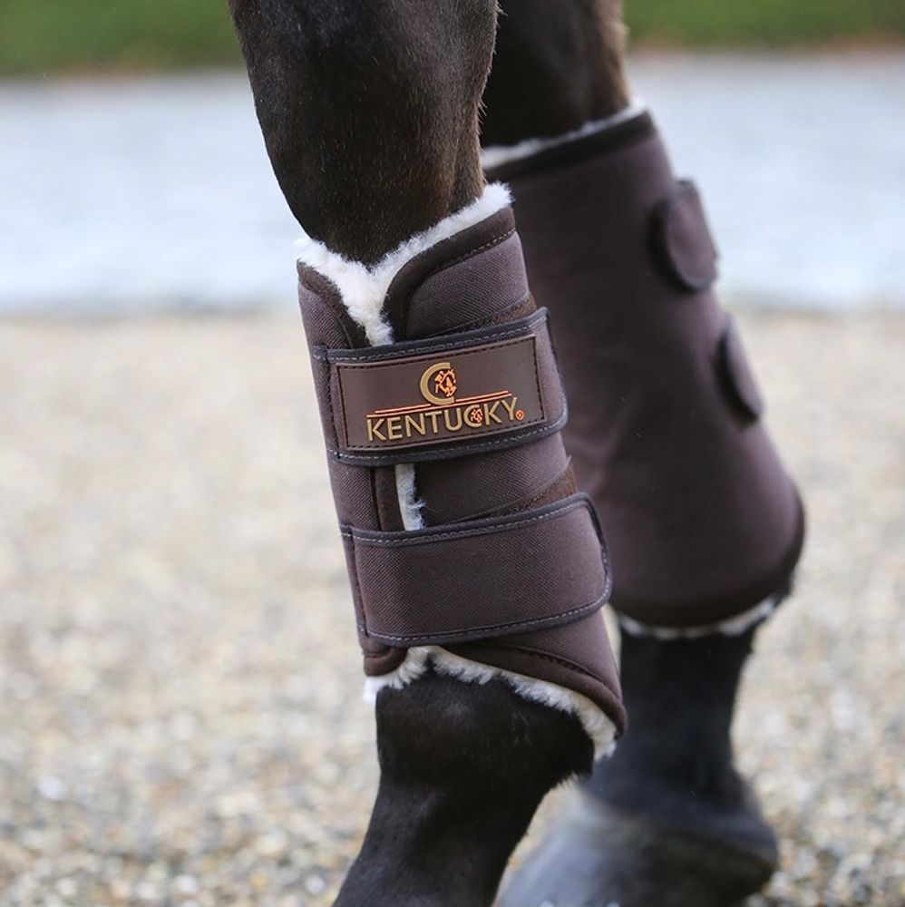Kentucky Solimbra Turnout Boots Brown Front 