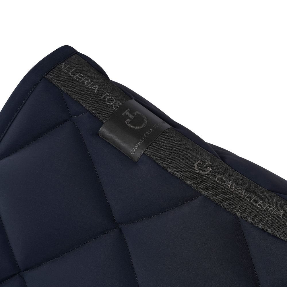 Cavalleria Toscana Diamond Quilted Jersey Saddle Pad Navy