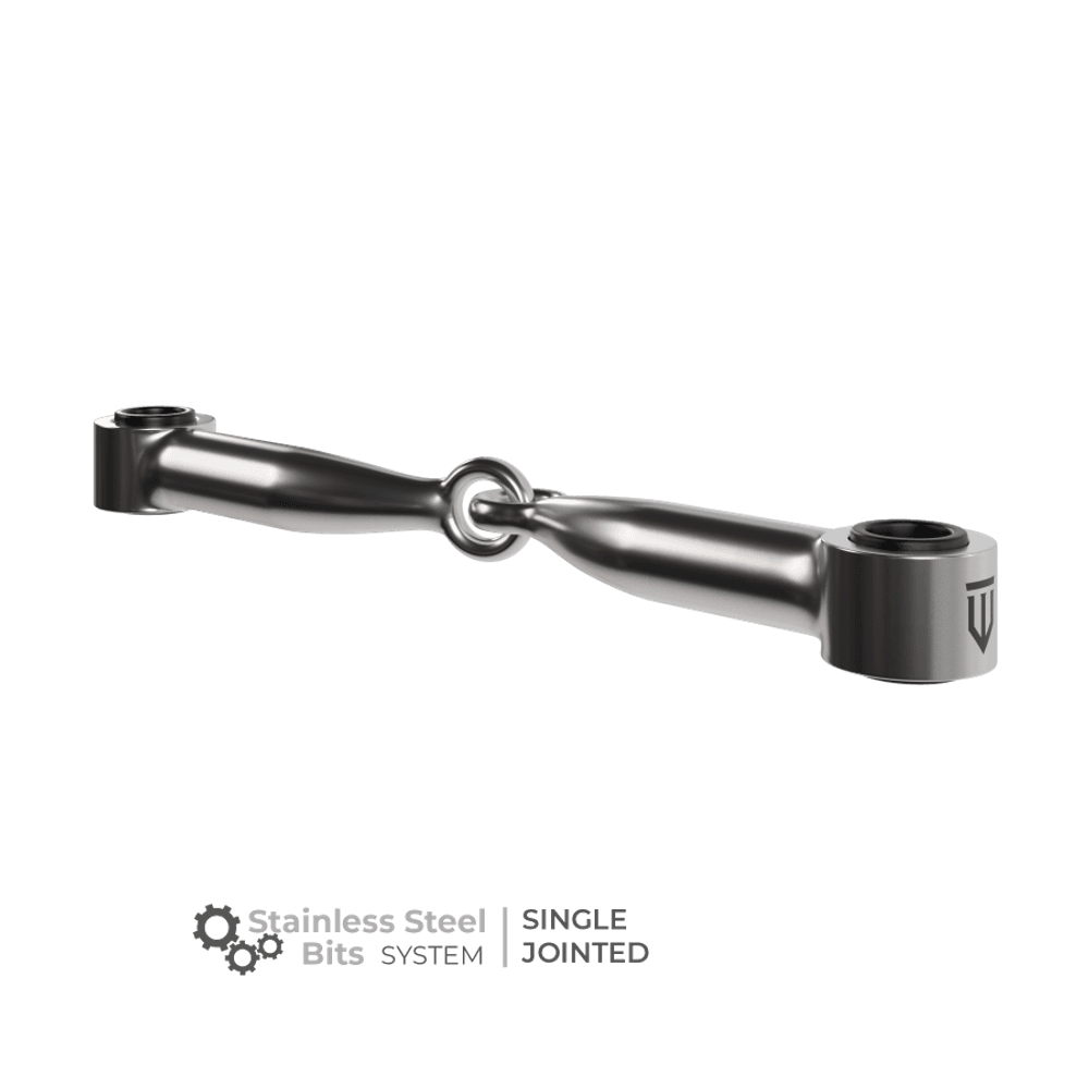 Winderen Single Jointed Stainless  Steel - Munnstykke