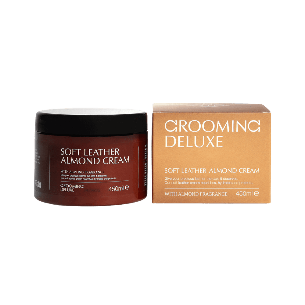 Grooming Deluxe Soft Leather Almond Cream 450ml
