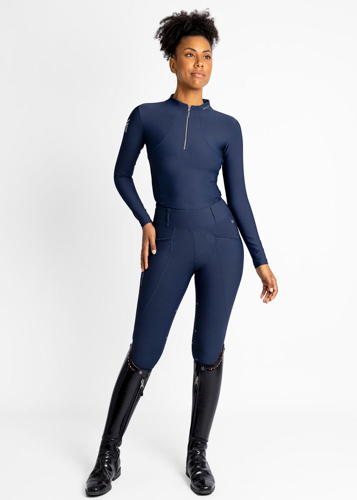 Maximilian Long Sleeve Base Layer Navy